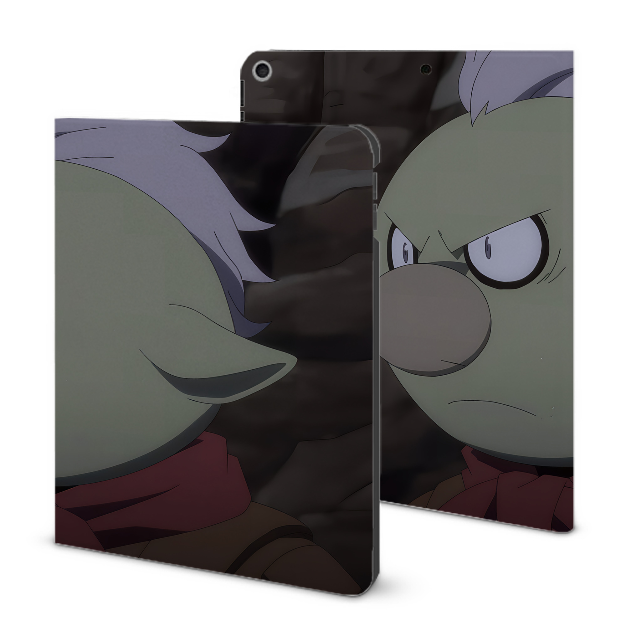 （画像用） 転スラ Regarding Reincarnated to Slime IPad ケース ブック型 PUレザー TPU 耐衝撃 軽量 薄型 ペン収納なし 全面保護 IPad 各モデル対応